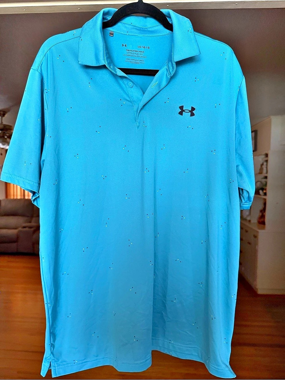Under Armour The Playoff Polo Men's Blue Polo Size Large